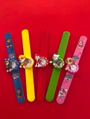 Paw Patrol Kids Analogue Wrist Watche 4 Types of Kids Snap Watches NEW