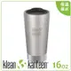 【KLEAN KANTEEN 美國 不銹鋼飲料保溫杯(附杯蓋)16oz《原色鋼》K16VSSC-BS隨行杯/悠遊山水