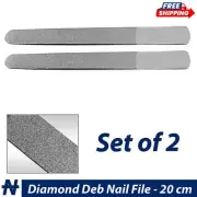 Toe Nail File Diamond Deb Chiropody Podiatry Manicure Foot Hand Nail Dressing X2