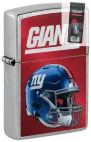 Zippo 48442 NFL New York Giants Helmet Lighter + FLINT PACK