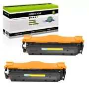2PK CE412A Toner Fits For HP LaserJet Pro 300 Color M351a MFP M375NW 400 M471dn