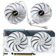 GPU Graphics Card Cooling Fan for ASUS RTX4060 4060ti DUAL WHITE Cooler Fan Part