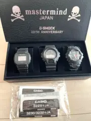 Set of 3 CASIO G-Shock 30th Anniversary x Mastermind Collaboration Rare New