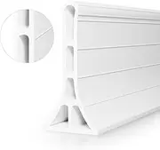 3.2'' High Shower Threshold Water Dam Collapsible 78Inch Shower Water Splash Guard for Shower Water Blocker for Wet and Dry Separation Bathroom and Kitchen…