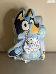 Bluey Shaped Pillow & Throw Set