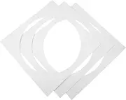 Picture Frame Mattes 3pcs Square Hole Pre-Cut Photo Display Mat Wall Art Backing Boards for DIY Decor