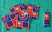 New COASTERS SET of 4 and/or KEYCHAIN key ring NEW YORK ISLANDERS Hockey