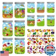 36 Packs Spring Insect Craft Kits for Kids, Make Your Own Bug Paper Craft Set
