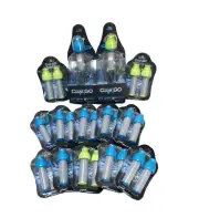 2 Clear2GO® Splash Filter Water Bottles & 12 packs of 2 Replacement Filters NIP