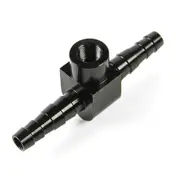 SAAS Trans Cooler Line 5/16 - 3/8 Rubber T-Fitting Sender Adaptor Gauge Oil Feed