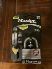 NEW Master Lock 5SSKAD Keyed Padlock 1" 25mm Stainless Steel-Security Level 9