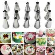 NEW Lcing Piping Nozzles Pastry Tips Cake Sugarcraft Decorating Baking Tools AU