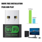 USB WiFi Bluetooth Adapter 150Mbps Dual Band 2.4Ghz UK Network Receiver USNEW