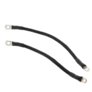 Battery Cable Kit Black For Harley FLSTSI Heritage Springer (EFI) 2001