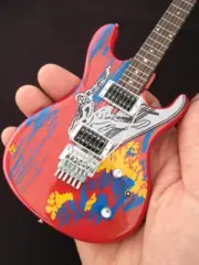 Joe Satriani - Axe Heaven Joe Satriani Signature Silver Surfer Mini Guitar Repli