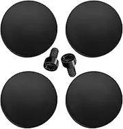 Uoqpty Doorbell Button Replacement - Door Bell Buttons Replacement with Screws,Portable Ring Accessories, Door Cover Substitute for Repair Split Cracked Covers