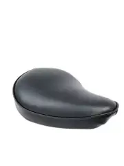 Black Retro Motorcycle Solo Seat Old School Chopper Bobber Highway Hawk 53-180