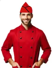 Unisex Chef Garrison Hat Hotel Restaurant Chef Hat Kitchen Chef Garrison Hat NEW