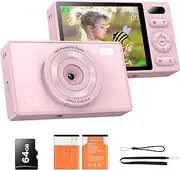 Digital Camera 4K Pink