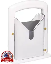 Rebanadora guillotina Bagel Blanco bagel Slicer seguro y sin esfuerzo practico