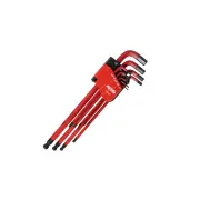 SP Tools 9Pcs Ball Drive Hex Key Set - SAE Black Colour Coded Cr-V Steel