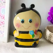 Children's Yellow & Black Ceramic Bumble Bee Money Box