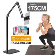 Adjustable Hands Free Floor Stand Holder For Tablet iPad iPhone up to 11inch