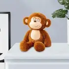 Stuffed Plush Monkey Toy Multipurpose Cute Sofa Ornaments for Teens Children