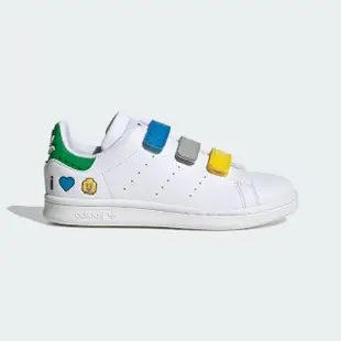 【adidas 官方旗艦】LEGO X STAN SMITH 運動休閒鞋 小白鞋 童鞋 - Originals IF2917