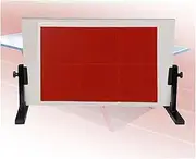 Portable Table Tennis Rebound Board,Single Self-Study Training Baffle,Ping Pong Return Board with 6 Rubbers for Home Community Game Rooms