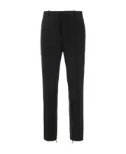 Off-White Paperclip Detailed Straight Leg Pants IT50 Black