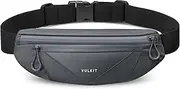 VULKIT Waist Fanny Pack Running Belt for Women Men Waterproof Bum Bag with Adjustable Buckle Elastic Strap Fits for Under 7'' Phones Hiking Walking Gift Travel Outdoors