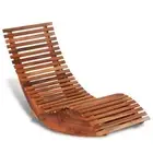 Outdoor Acacia Wooden Pool Patio Garden Beach Sun Bed Deck Rocking Chair Seat