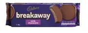 2 x Cadbury Breakaway Milk Chocolate Biscuits 180g