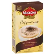 Moccona Cappuccino Coffee Sachet 10 Pack x 1