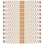 90 Pcs Tiny Springs Tiny Copper Springs Extension Spring Small Springs