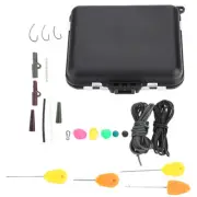Carp Fishing Tackle Box Weights Clips Baiting Needles Hook Rig Kit ND EJ