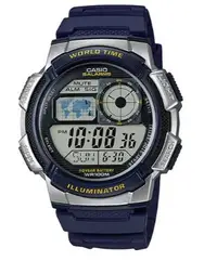 在飛比找Yahoo!奇摩拍賣優惠-【萬錶行】CASIO 世界城市野外風格概念錶  AE-100