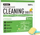 Y-Kelin 24 Pack Dishwasher Cleaning Tablets Cleaner for Dishwasher Limescale ...