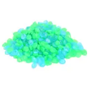 300pcs Glowing Pebbles Glowing Decorative Rocks For Backyard Fish Tank