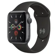 Apple Watch Series 5 (GPS) 40mm Gray AL Case Black Band - Good (Refurbished)