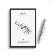 [Namly Design] Poster – SUZUKA / INTERNATIONAL RACING COURSE