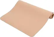 LAPYAPPE Dual Sided Desk Pad Protector Large PU Mouse Pad with Cork Material Non Slip Blotter for Office Home Use Elegant Desk Mat with Attachment