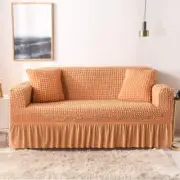 NNEDSZ Elastic sofa cover, orange (145-185cm)