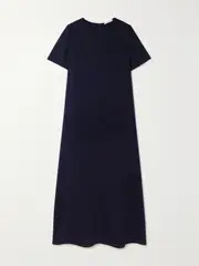 [The Row] The Row - Essentials Robi Cady Maxi Dress - Navy - x small x small Blue