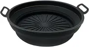 Air Fryer Liners Silicone - Air Fryer Liners Reusable - 8.5inch Reusable Air Fryer Non-Stick Pad 360° Air Circulation Structure Baking Accessories for Oven and Air Fryer Amith