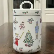 Beautiful NUTCRACKER Christmas Canister from Grace Teaware - NEW