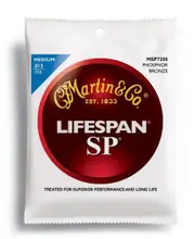 Martin SP Lifespan 92-8 Phosphor Bronze Medium Guitar String Set (13-56)