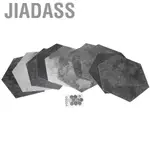 JIADASS 10 件裝磁磚地板裝飾六角形 DIY