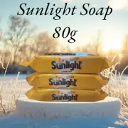 Sunlight Laundry Bar Lemon Mild & Gentle. Laundry Kitchen Washing Soap 80g.